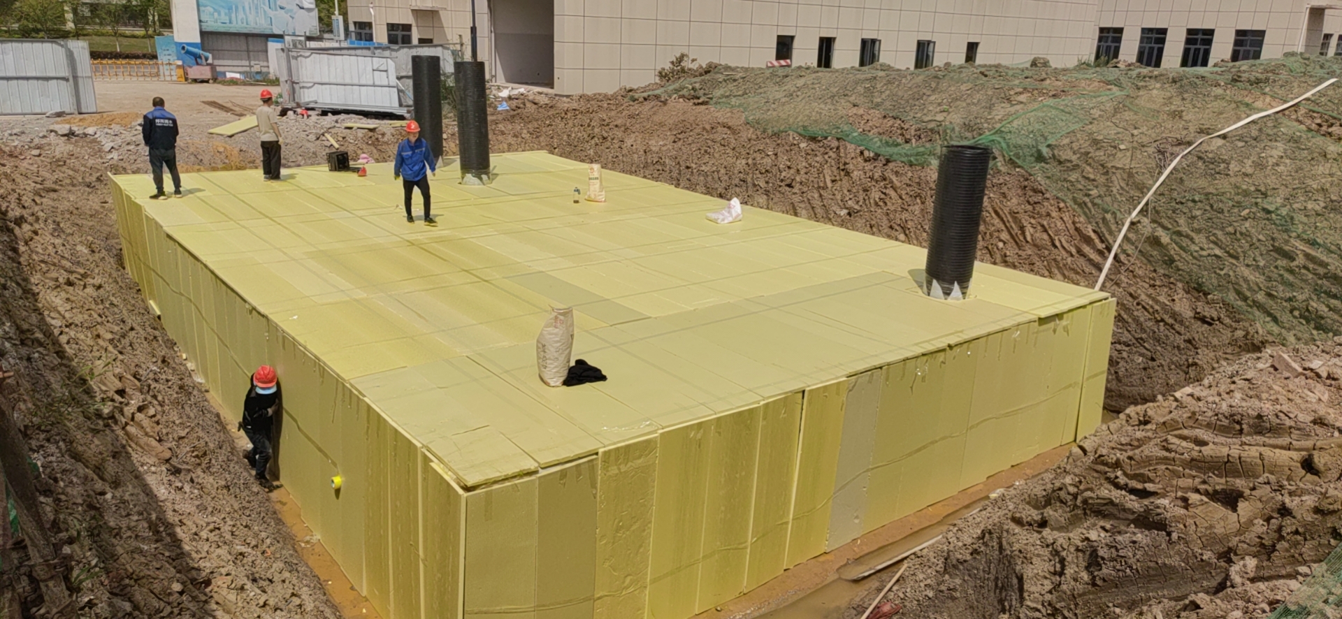 六安某项目施工完成