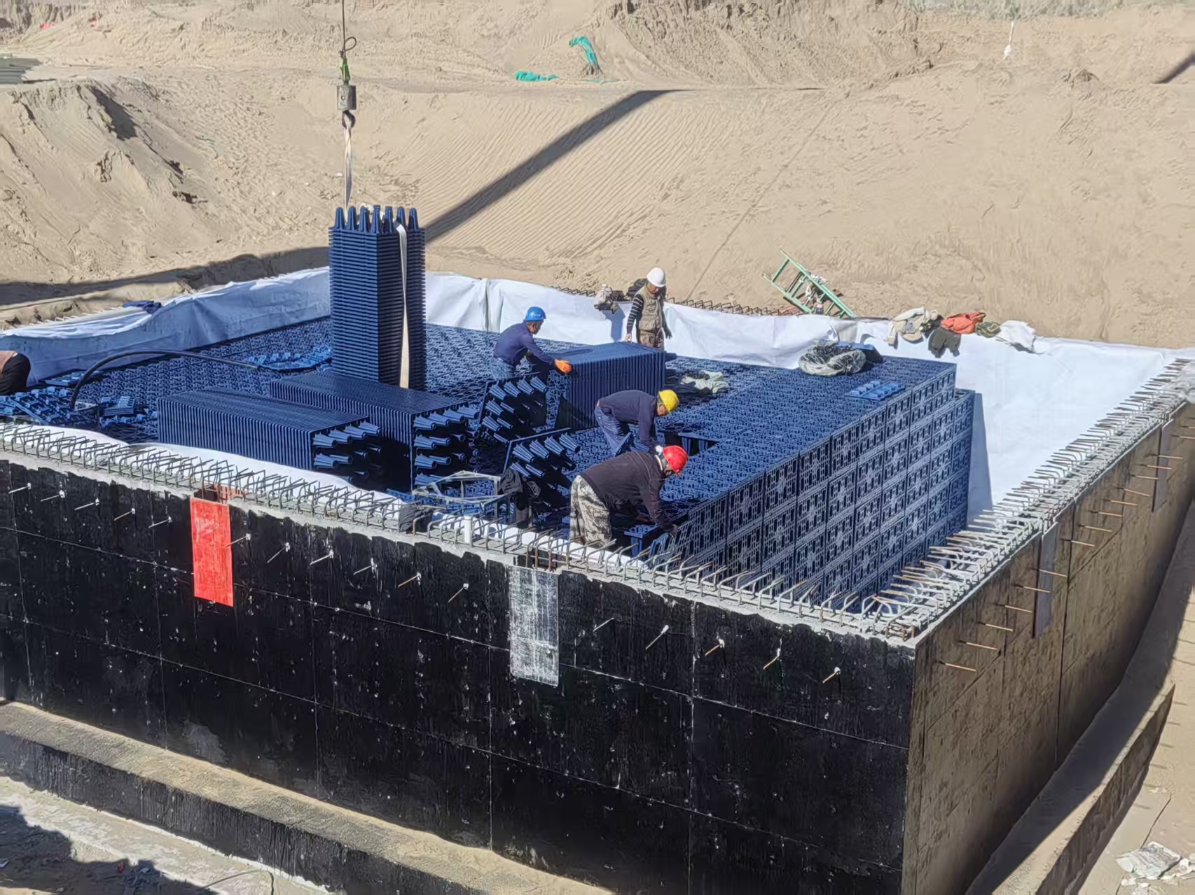 雨水收集项目，施工进行时~