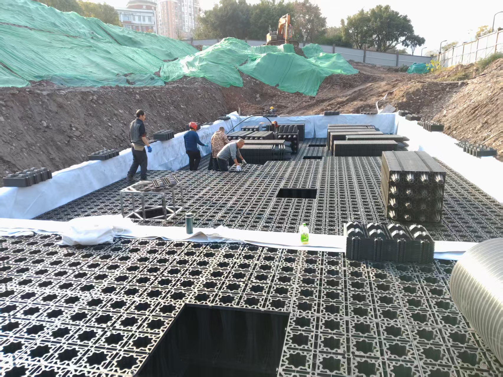 重庆开州文峰街道环汉丰湖雨水收集项目